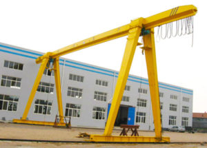 Single girder gantry crane for sale