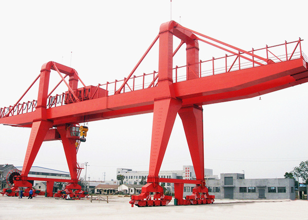 Double girder gantry crane 100 ton