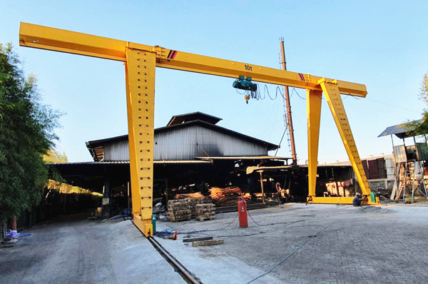 single girder gantry crane of Aicrane