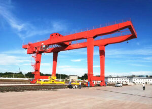 High quality rail mounted gantry crane